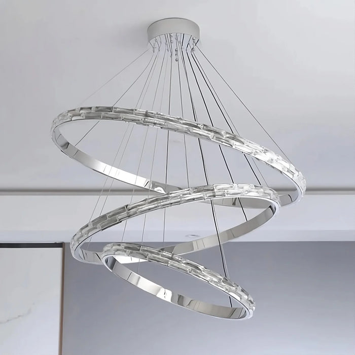 Argento Crystal Modern Chandelier.