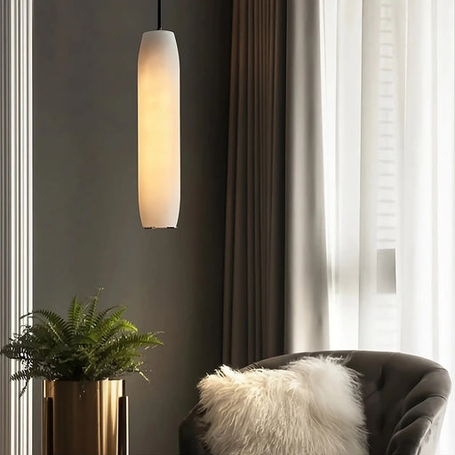 Moonshade Natural Marble Pendant Light.