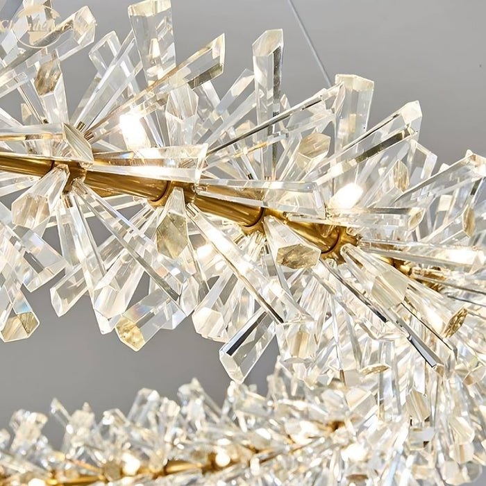 Mira Crystal Modern Chandelier.