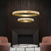 Moonshade Natural Marble Modern  Chandelier.