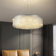 Chandelier Tambour Cristal Alleri - DWHOME