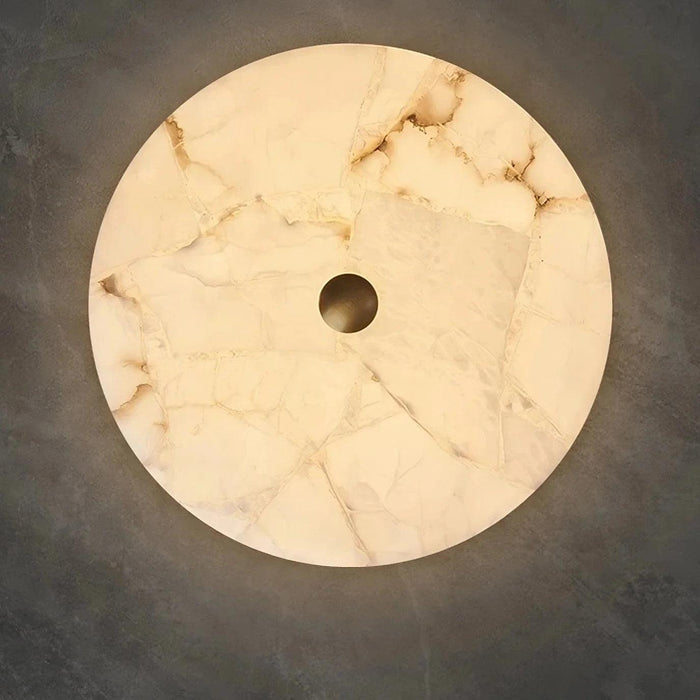 Moonshade Natural Marble Ceiling Light-DWHOME