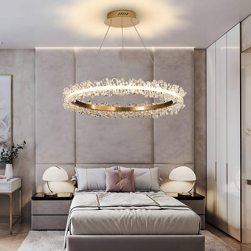 Capri Crystal Ceiling Light.