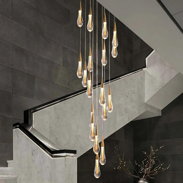 Pendant Light Fixture For Stairwell.