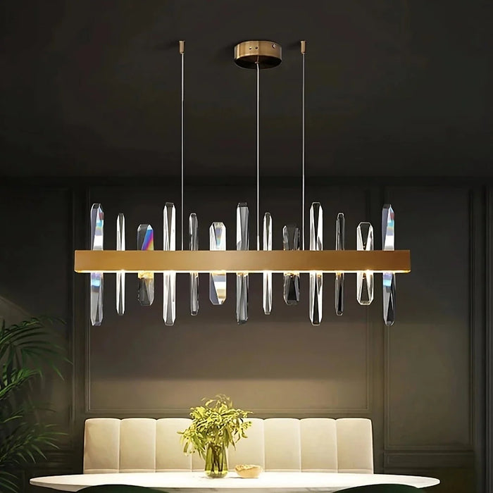 Calvi Crystal Dining Room Chandelier.