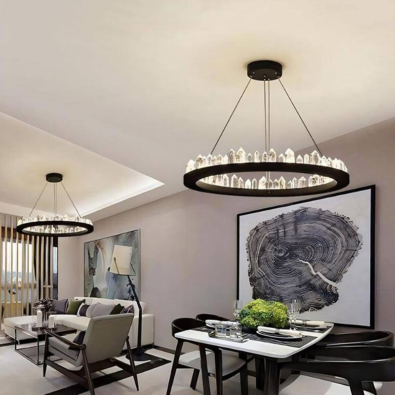 "Lustre Villa Crystal Wheel - DWHOME"