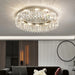 Gio Flush Mount Crystal Ceiling Light.