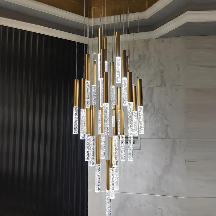 Modern Ceiling LED Duplex Chandelier.