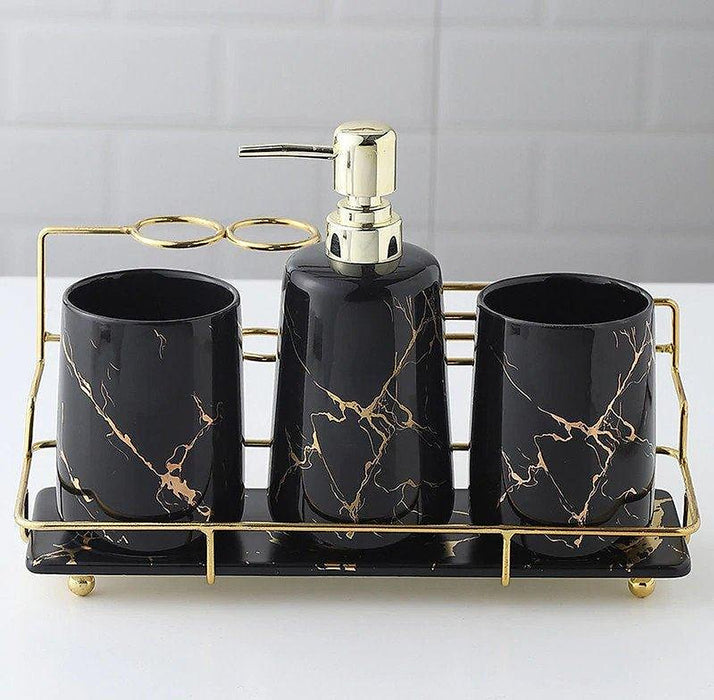 Ceramic Bathroom Accessories Set-DWHOME
