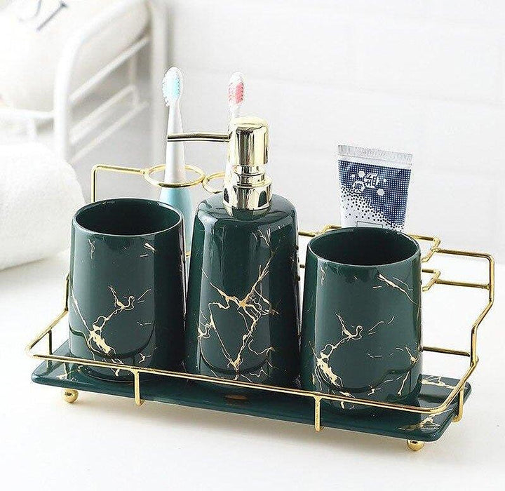 Ceramic Bathroom Accessories Set-DWHOME