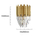 Mini Chandelier Wall Lamp - DWHOME