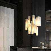 "16-Suspension Luminaire en Marbre-DWHOME"