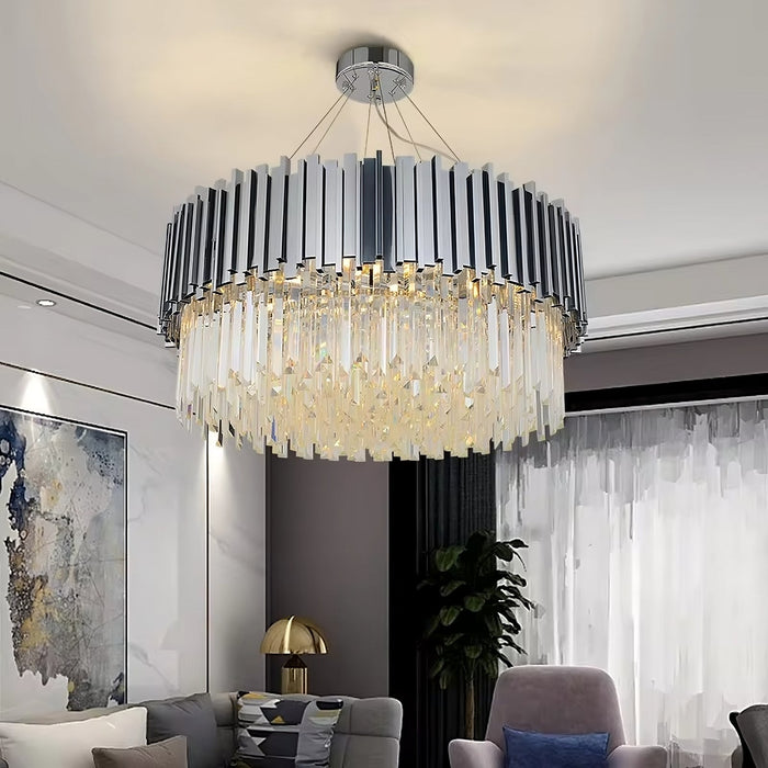 Gio Crystal Contemporary Chandelier.