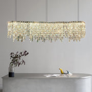 Chandeliers de salle à manger en cristal Stefano 40" - DWHOME