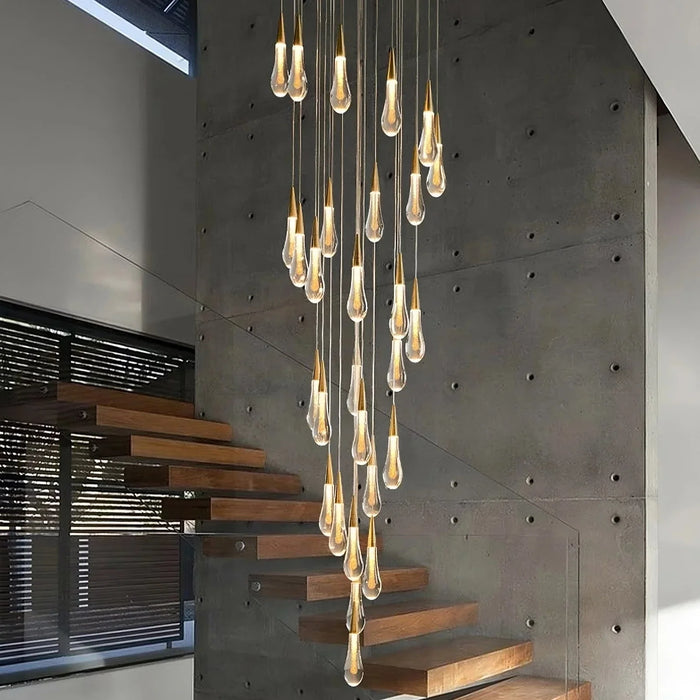 Pendant Light Fixture For Stairwell.