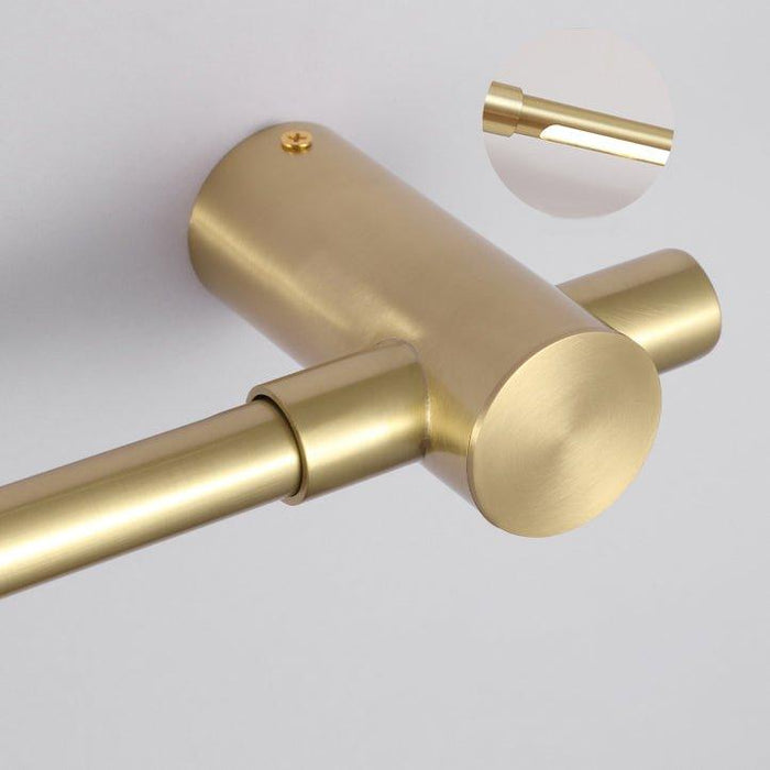 Chester Minimalist Line LED Brass Wall Light.