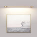 Chester Minimalist Line LED Brass Wall Light.