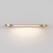 Chester Minimalist Line LED Brass Wall Light.