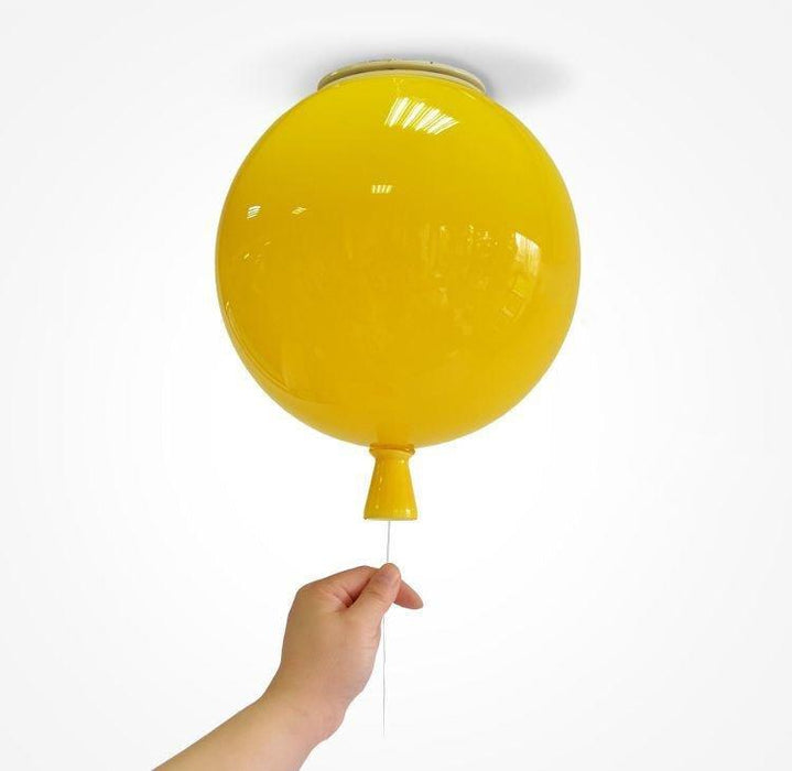 Children Room Balloon Ceiling Light With Pull Switch.