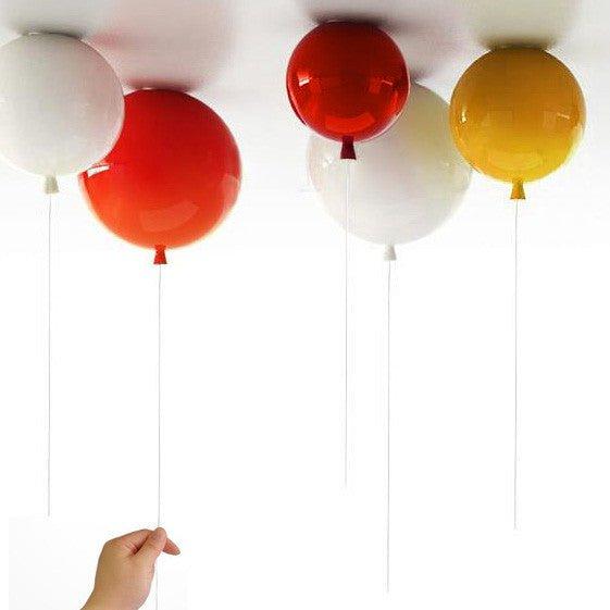 Children Room Balloon Ceiling Light With Pull Switch.