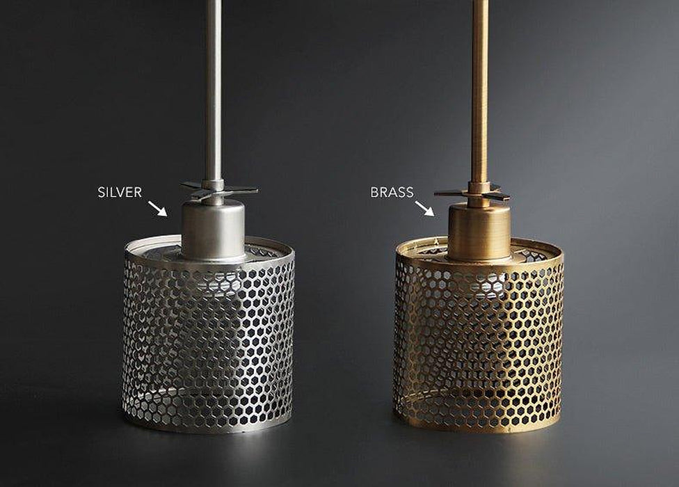 "Suspension Luminaire avec Abat-jour en Verre Chiswick et Monture en Laiton - DWHOME"