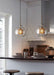 Chiswick Glass Shade Brass Fitting Pendant Light - DWHOME