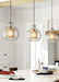 Chiswick Glass Shade Brass Fitting Pendant Light - DWHOME