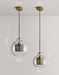 Chiswick Glass Shade Brass Fitting Pendant Light - DWHOME