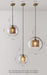 Chiswick Glass Shade Brass Fitting Pendant Light - DWHOME