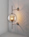 Chiswick Glass Shade Brass Fitting Wall Light.