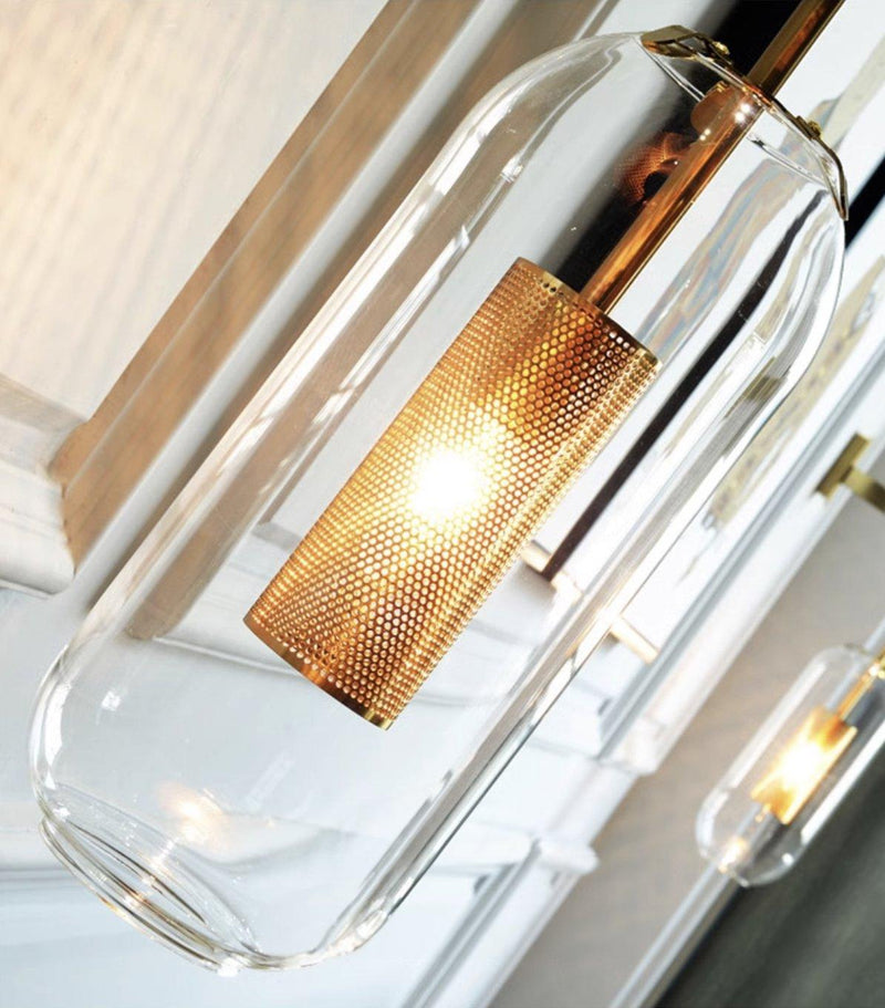 Chiswick Glass Shade Modern Ceiling Light-DWHOME