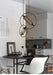 Chiswick Hoop Minimalist Brass Fitting Pendant Light.