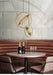 Chiswick Hoop Minimalist Brass Fitting Pendant Light.