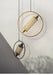 Chiswick Hoop Minimalist Brass Fitting Pendant Light.