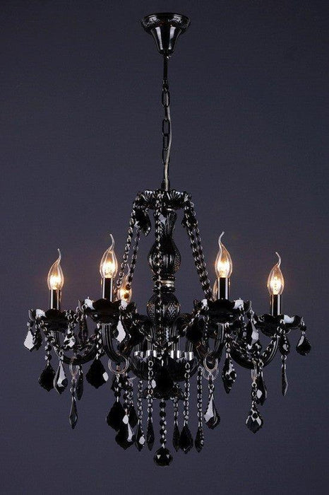 Chloe Black Crystal Chandelier.