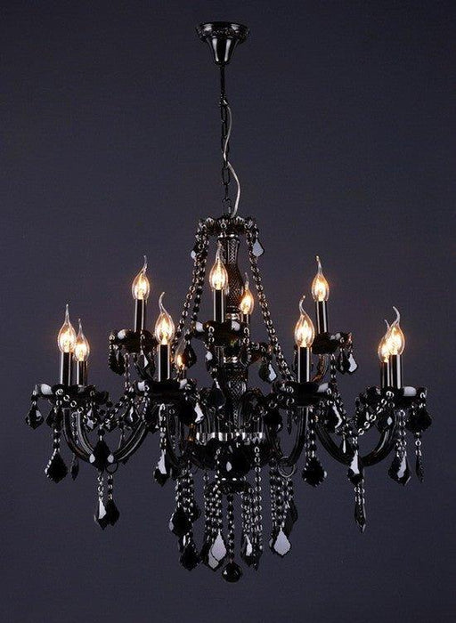 Chloe Black Crystal Chandelier.