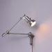 Chrome Mill House Long Arm Industrial Wall Light.