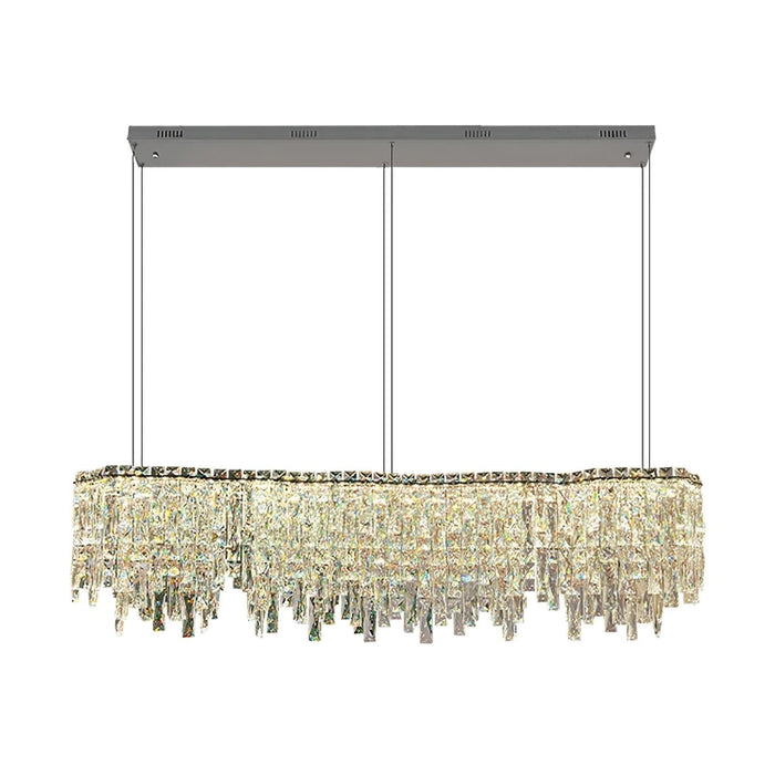 Bacci Crystal Modern Dining Room Light Fixture 47"-DWHOME