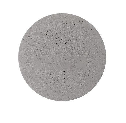 Cirrus Concrete Round Minimalist Wall Light - DWHOME