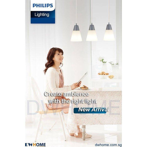 CL301 [SG Seller] Philips Dining Pendant Light Three Header Golden Ratio Body Deisgn Modern.