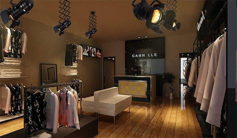 Classic Hollywood spotlight ceiling light (retractable)-DWHOME