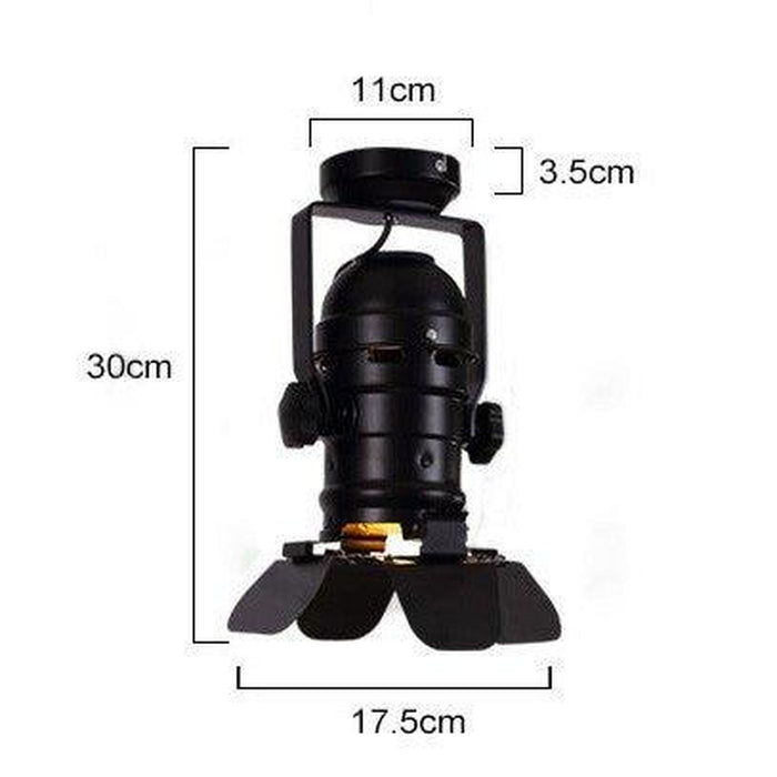 Classic Hollywood spotlight ceiling light (retractable)-DWHOME
