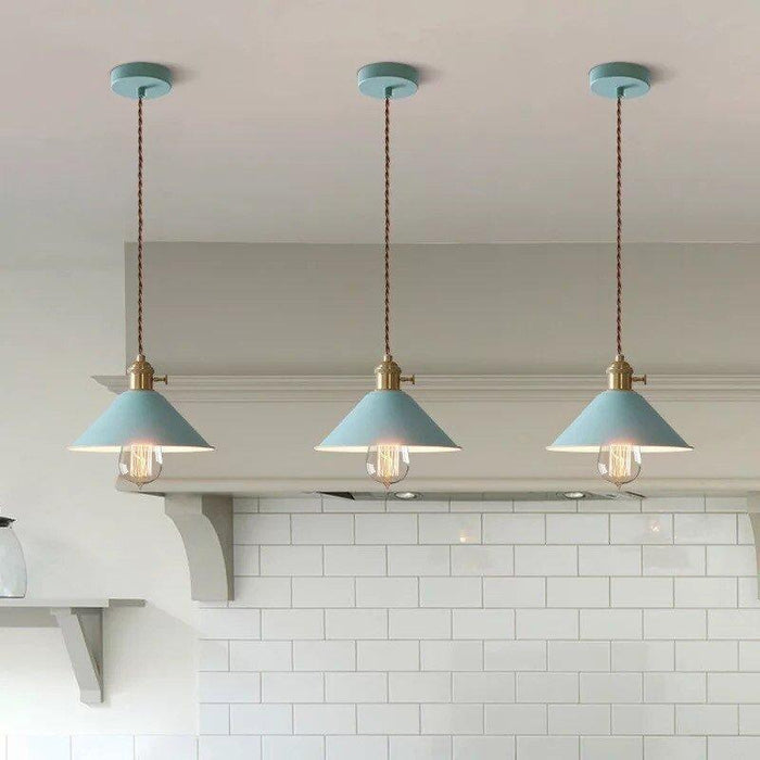 Colorful Cone Pendant Lights.