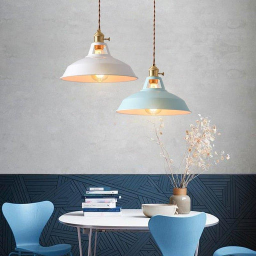 Colorful Lid Pendant Lights.