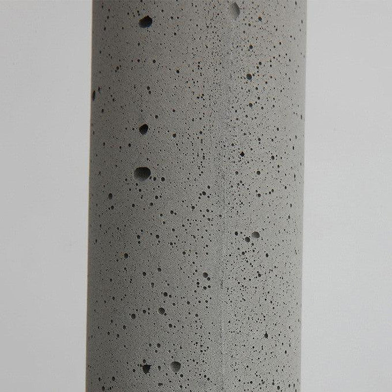 Long Concrete Pipe Minimalist Line Pendant Light-DWHOME