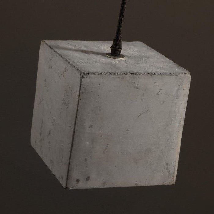 Concrete Odense Cube Pendant Light.