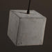 Concrete Odense Cube Pendant Light.