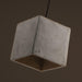 Concrete Odense Cube Pendant Light.