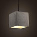 Concrete Odense Cube Pendant Light.