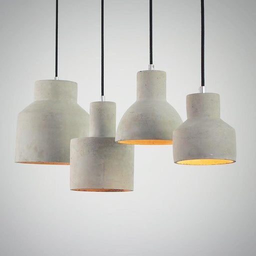 Concrete Oslo Minimalist Pendant Light.